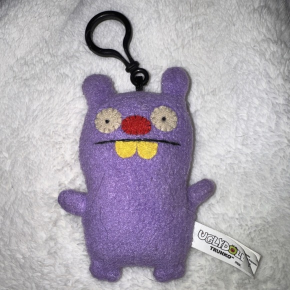 Uglydoll Other - Uglydoll Trunko Clip on Plush Doll Toy Keychain Backpack Hanger 4.7" RETIRED